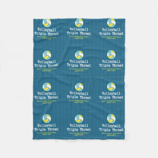 TOP Volleyball Triple Threat Fleece Blanket