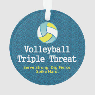TOP Volleyball Triple Threat Ornament