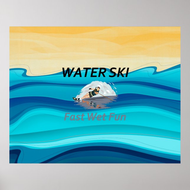 TOP Water Ski Poster (Front)