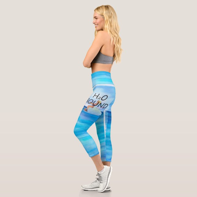 TOP Water Skiing Capri Leggings (Left)