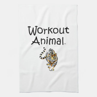 TOP Workout Animal Tea Towel