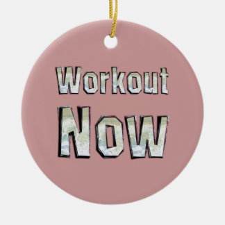 TOP Workout Now Ceramic Tree Decoration