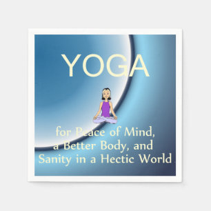 TOP Yoga Slogan Napkin