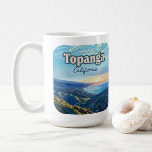 Topanga California Canyon Los Angeles Vintage Coffee Mug
