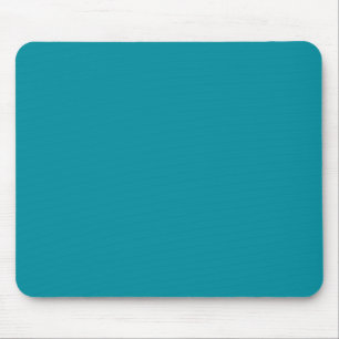 Topaz Blue Personalised Aqua Teal Colour Backgroun Mouse Pad