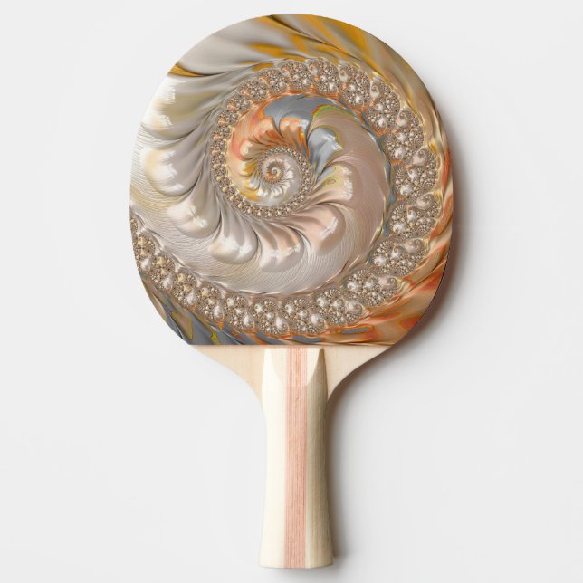 TOPAZ Fractal Design Pattern ~ Original ~ Ping Pong Paddle (Front)