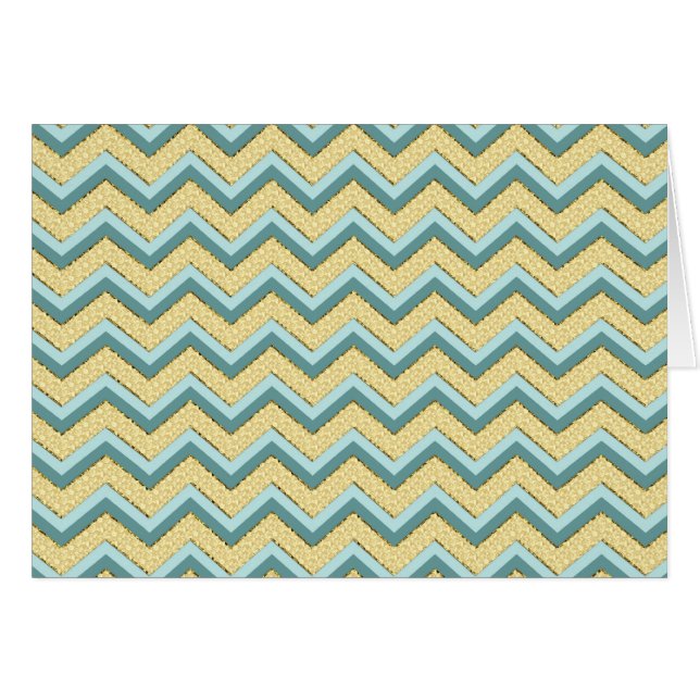 Topaz Glitter Chevron Pattern (Front Horizontal)