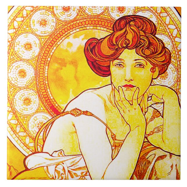 Topaz - Large Ceramic Tile (Front)