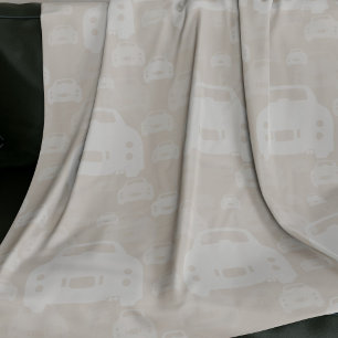 Topaz Mist Figaro Car Silhouette Throw Blanket