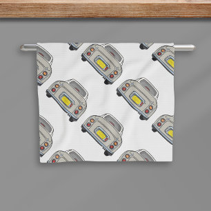 Topaz Mist Nissan Figaro Car Pattern Kitchen Towel