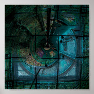 Topaz Spiral Steam Poster