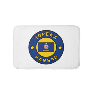 Topeka Kansas Bath Mat