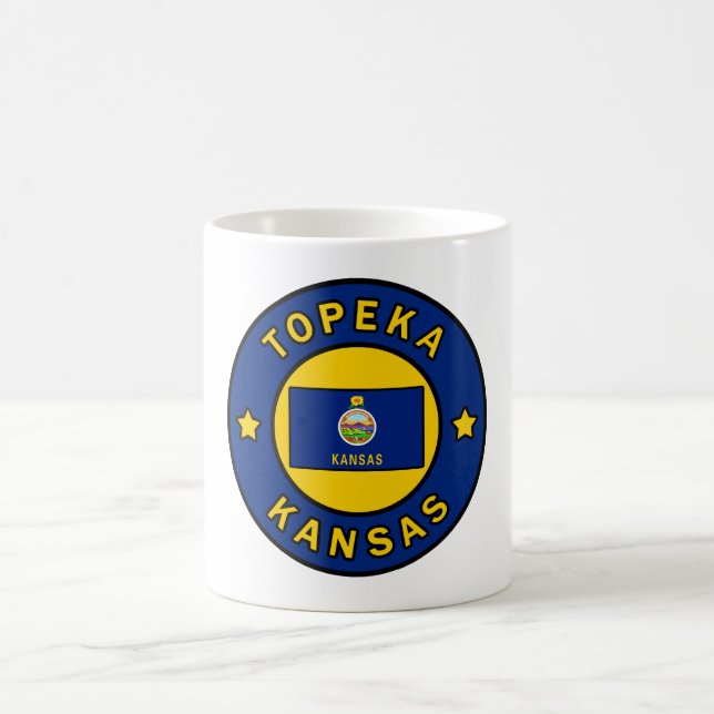 Topeka Kansas Coffee Mug (Center)