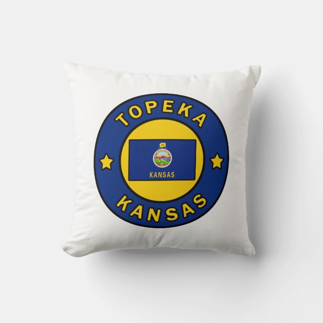 Topeka Kansas Cushion (Front)