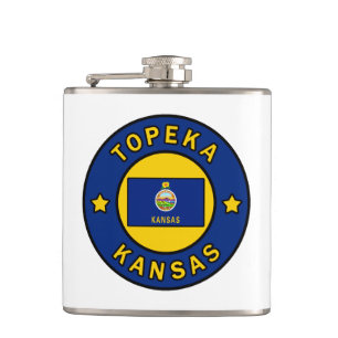 Topeka Kansas Hip Flask