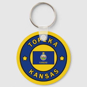Topeka Kansas Key Ring