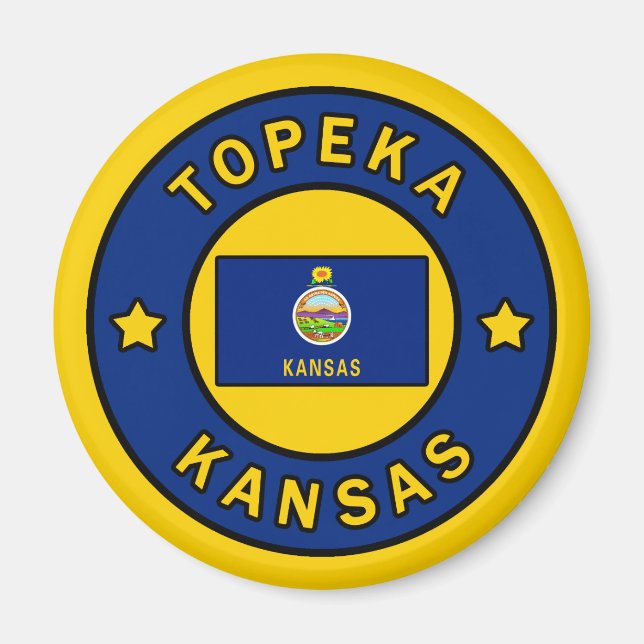 Topeka Kansas Magnet (Front)