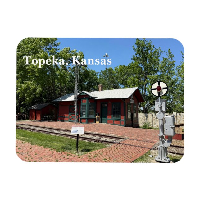 Topeka Kansas Magnet (Horizontal)