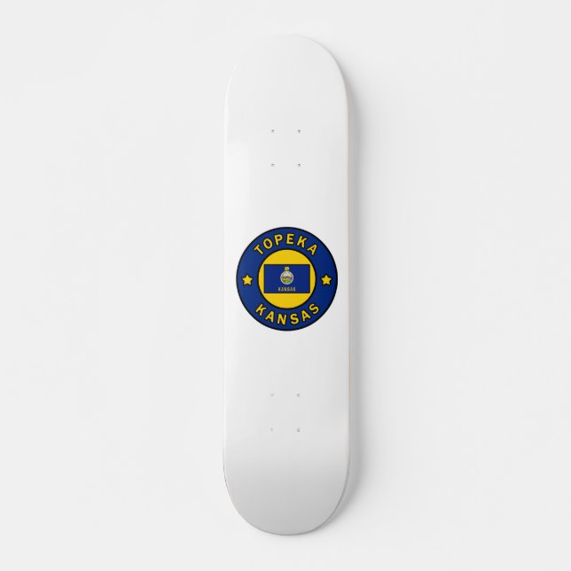 Topeka Kansas Skateboard (Front)