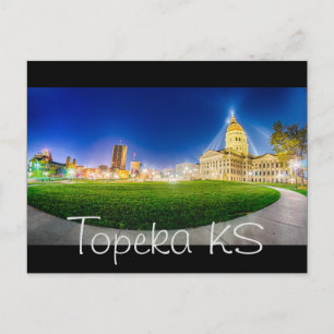 Topeka Kansas skyline Postcard