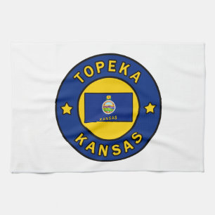 Topeka Kansas Tea Towel