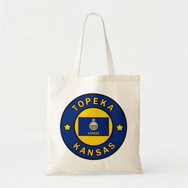 Topeka Kansas Tote Bag (Front)