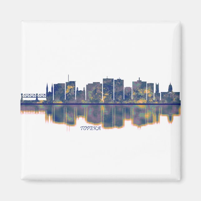 Topeka Skyline Magnet (Front)