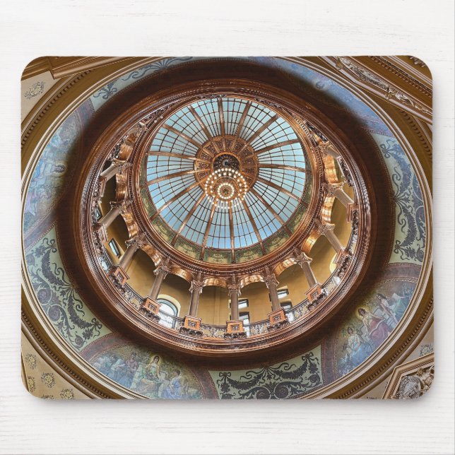 Topeka State Capitol dome Mouse Pad (Front)