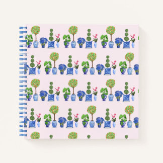 Topiary Garden Spiral Notebook