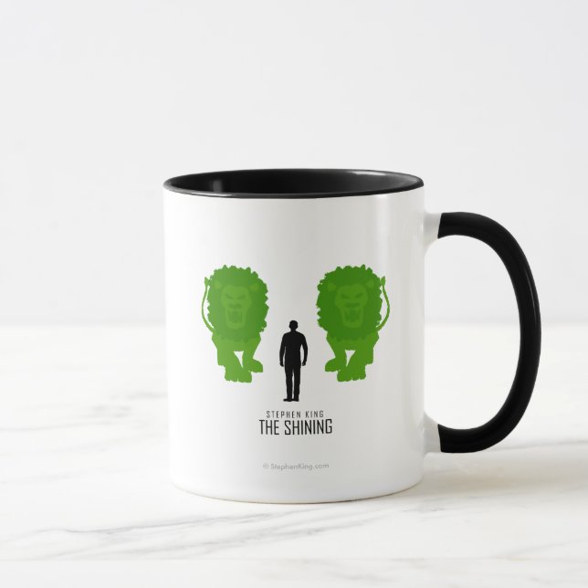 Topiary Lions Mug (Right)