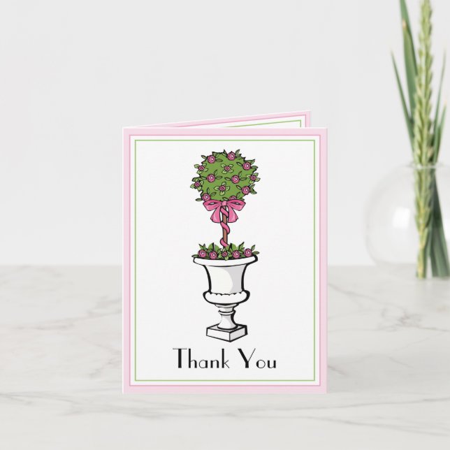 Topiary Thank You Notes (Front)