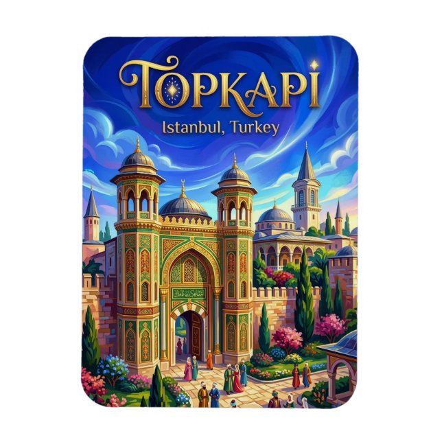 Topkapi Palace, Istanbul, Marmara Magnet (Vertical)