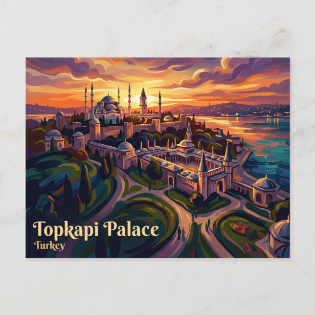 Topkapi Palace Turkey Postcard (Front)