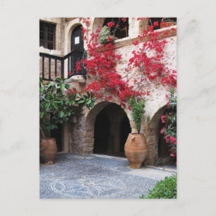 Toplou Monastery Churches courtyard CRETE GREECE Postcard