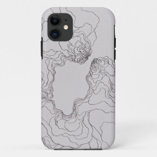 (topographic) Beginners iPhone 11 Case