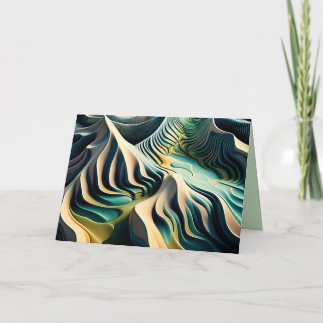 Topographic Currents Invitation (Front)