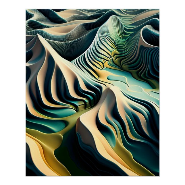Topographic Currents Poster (Front)