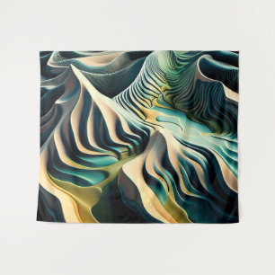 Topographic Currents Tapestry