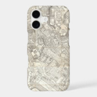 Topographic Map of Ancient Rome, Italy