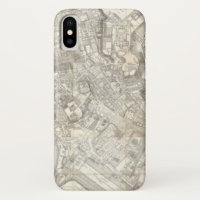 Topographic Map of Ancient Rome, Italy