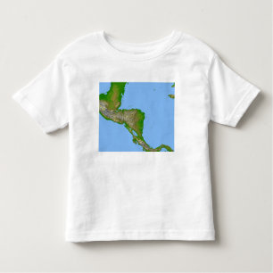 Topographic view of Central America Toddler T-Shirt