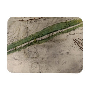 Topographical chart of the battlefield of the Litt Magnet