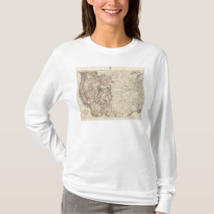 Topographical Map of Mississippi River T-Shirt
