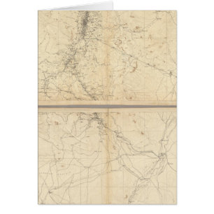 Topographical Map of Washoe Mining Region