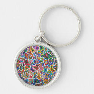 Topography Key Ring