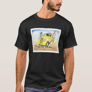 Topolino Fiat 1937.  Watercolor done in Italy. T-Shirt