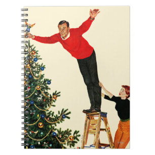 Topping the Tree Spiral Notebook