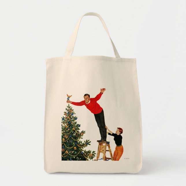 Topping the Tree Tote Bag (Front)