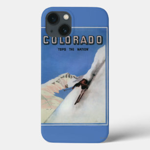 Tops the Nation - Skiing Promotional Poster iPhone 13 Case