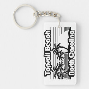 Topsail Beach North Carolina  Key Ring
